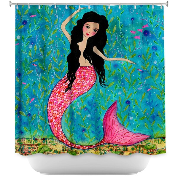 Harriet Bee Bellingham Dancing Mermaid Single Shower 